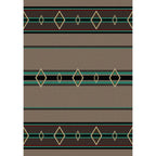 Old Timer - Turquoise American Dakota Rugs