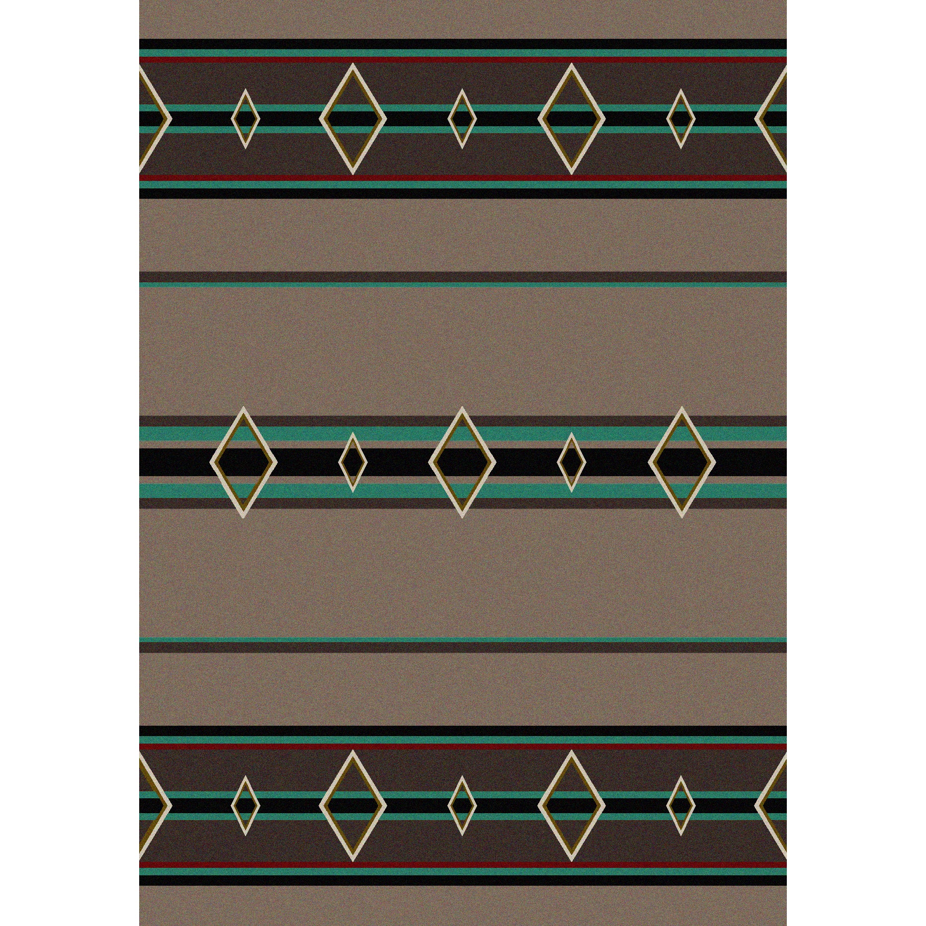 Old Timer - Turquoise American Dakota Rugs
