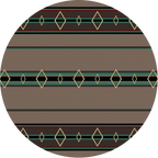 Old Timer - Turquoise American Dakota Rugs