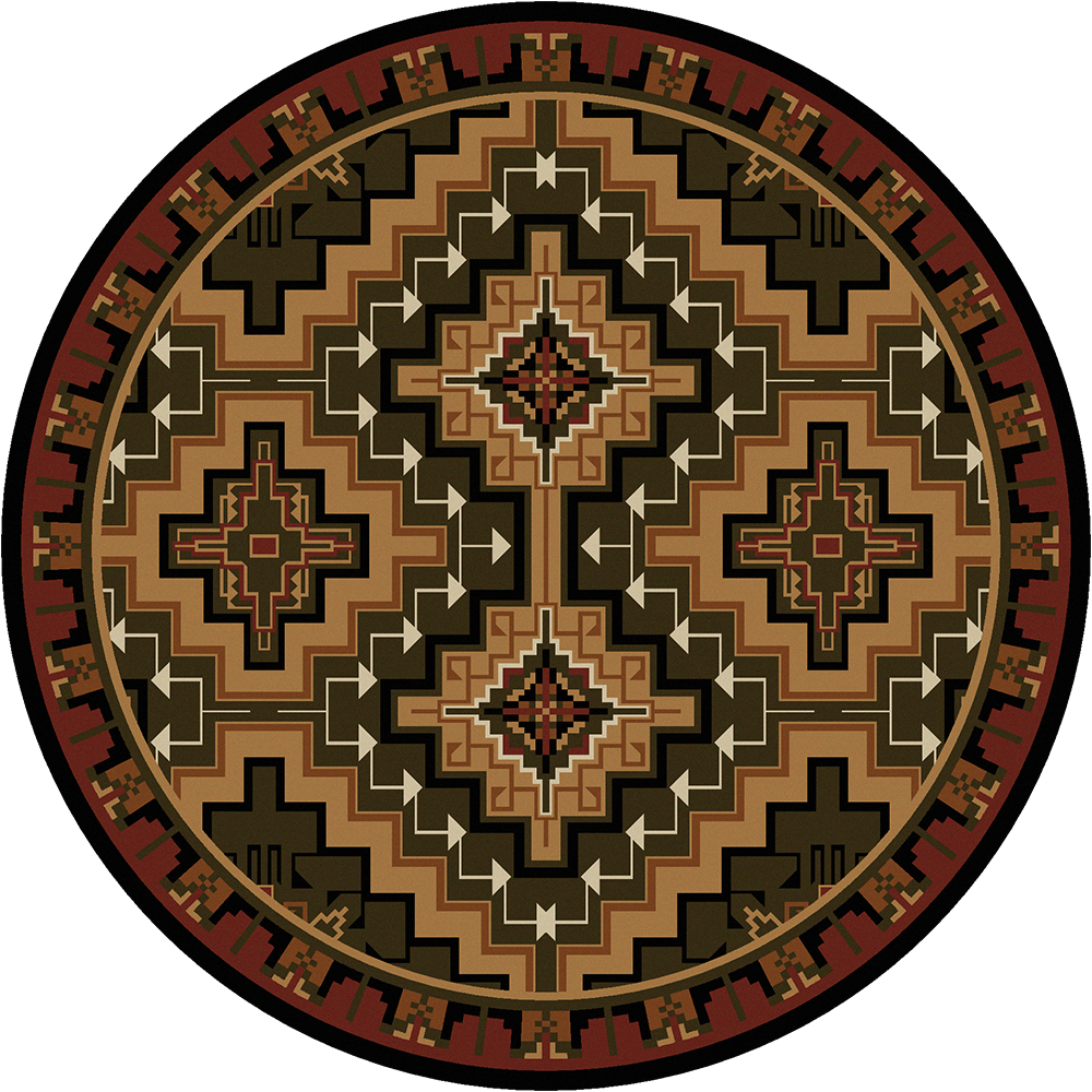 Hill Country - Red American Dakota Rugs
