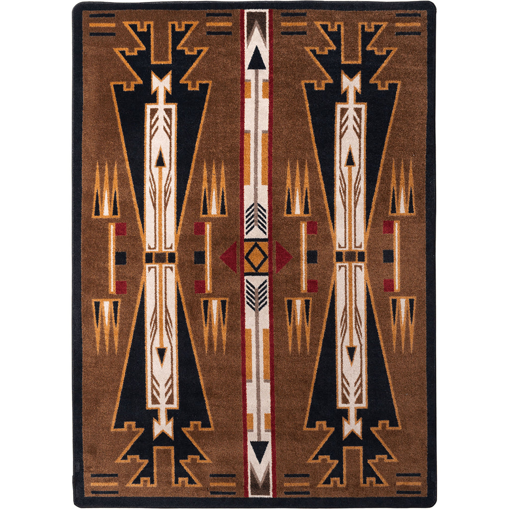 Horse Thieves - Brown American Dakota Rugs