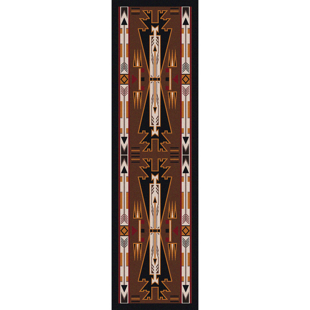 Horse Thieves - Brown American Dakota Rugs