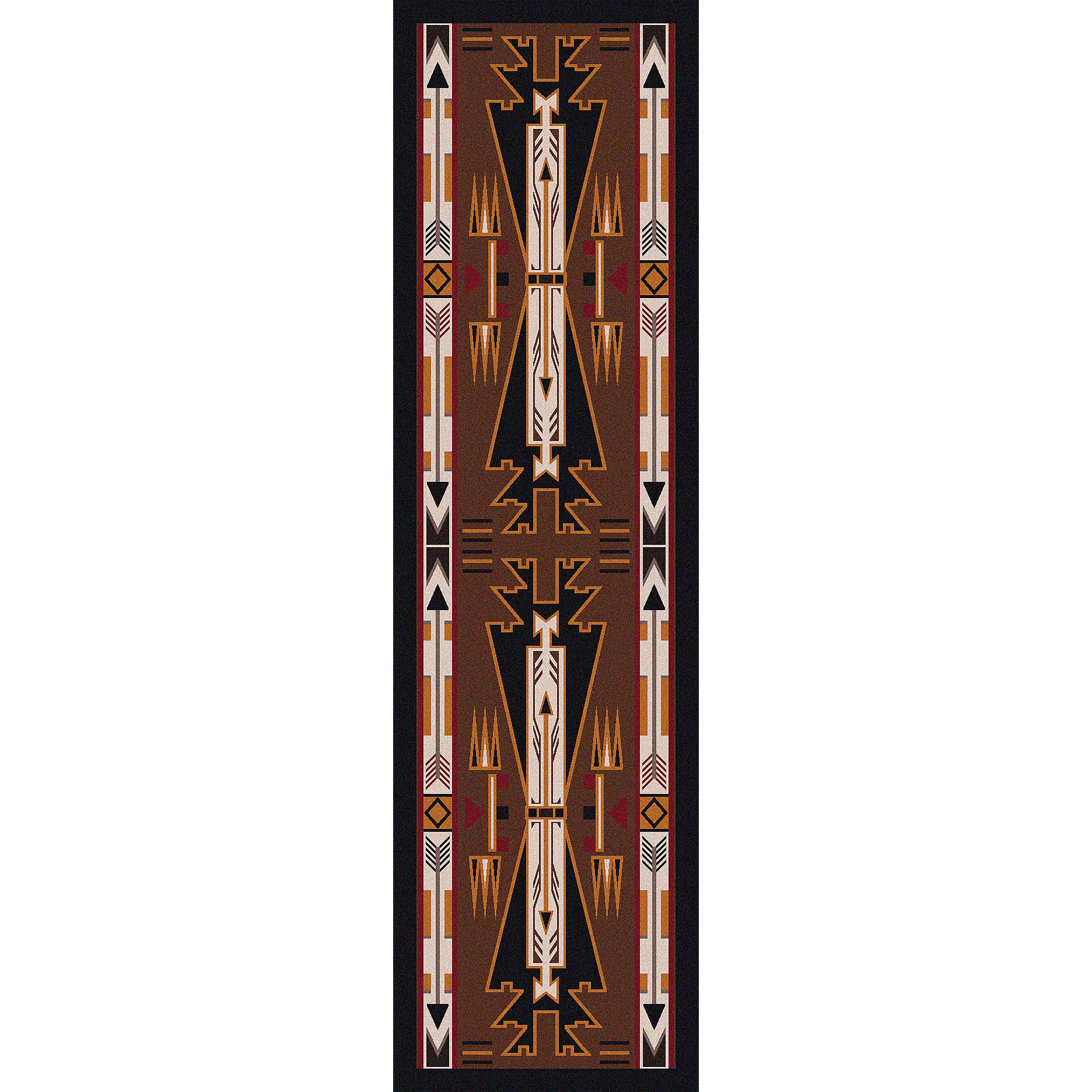 Horse Thieves - Brown American Dakota Rugs