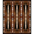 Horse Thieves - Brown American Dakota Rugs