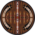 Horse Thieves - Brown American Dakota Rugs