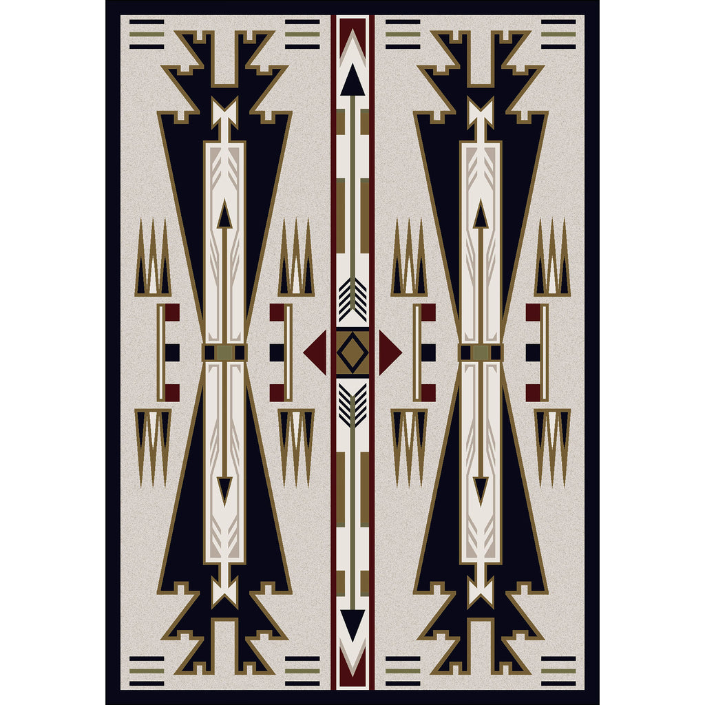 Horse Thieves - Natural American Dakota Rugs