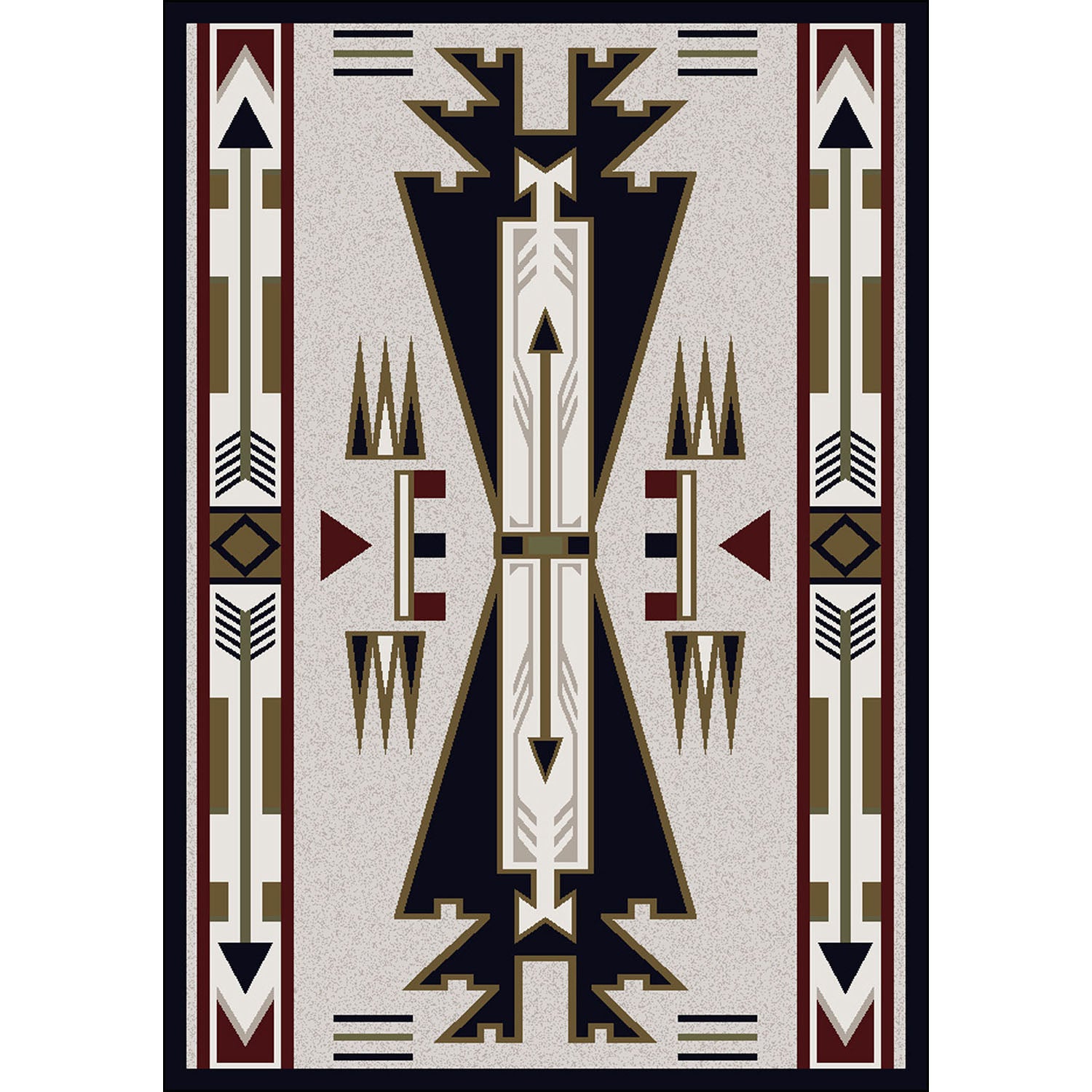 Horse Thieves - Natural American Dakota Rugs