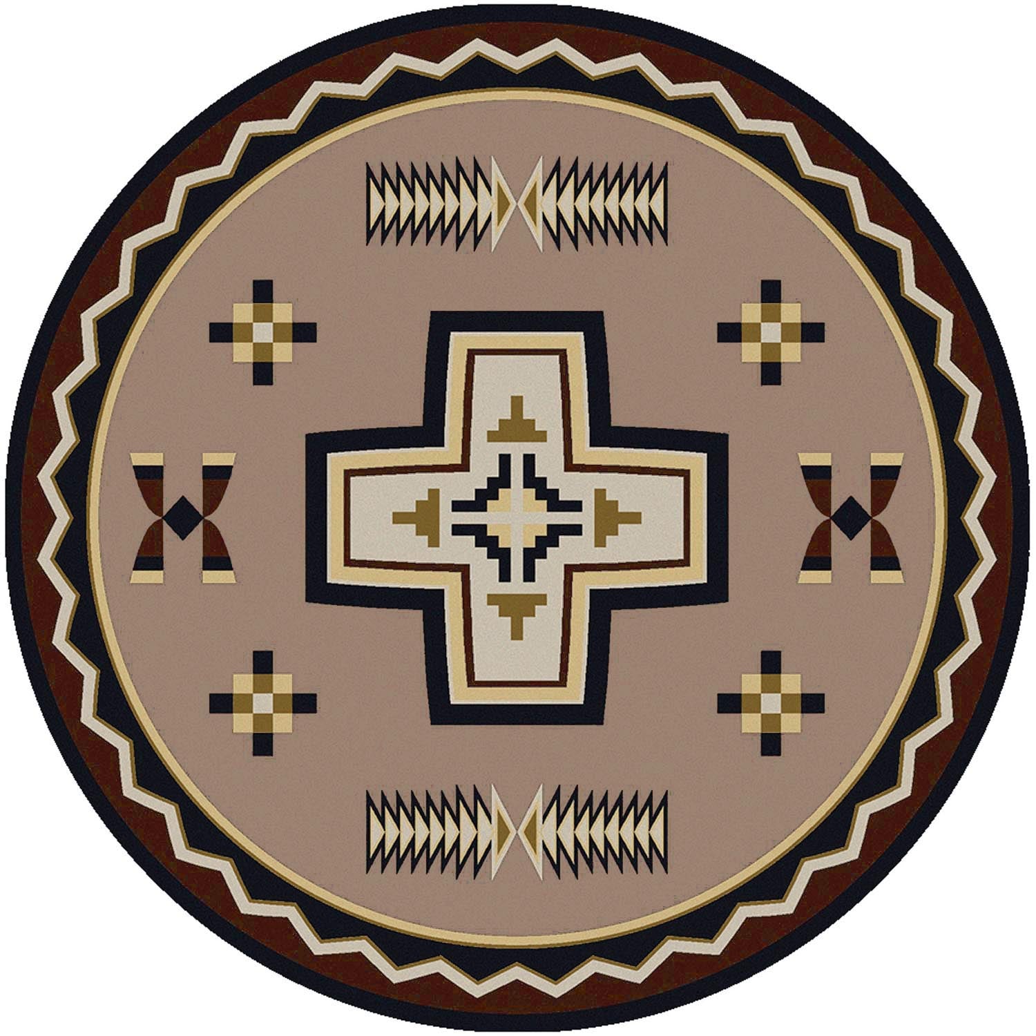 Saint Cross - Taupe American Dakota Rugs