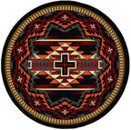 Rustic Cross - Black American Dakota Rugs
