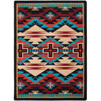 Rustic Cross - Blue American Dakota Rugs