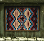 Rustic Cross - Blue American Dakota Rugs