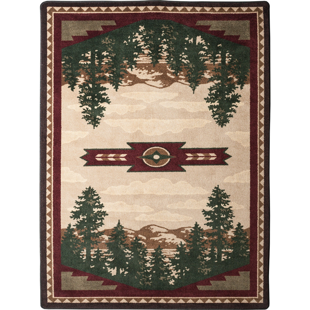 Autumn Point - Wine American Dakota Rugs