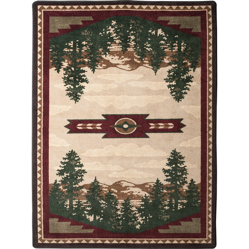 Autumn Point - Wine American Dakota Rugs
