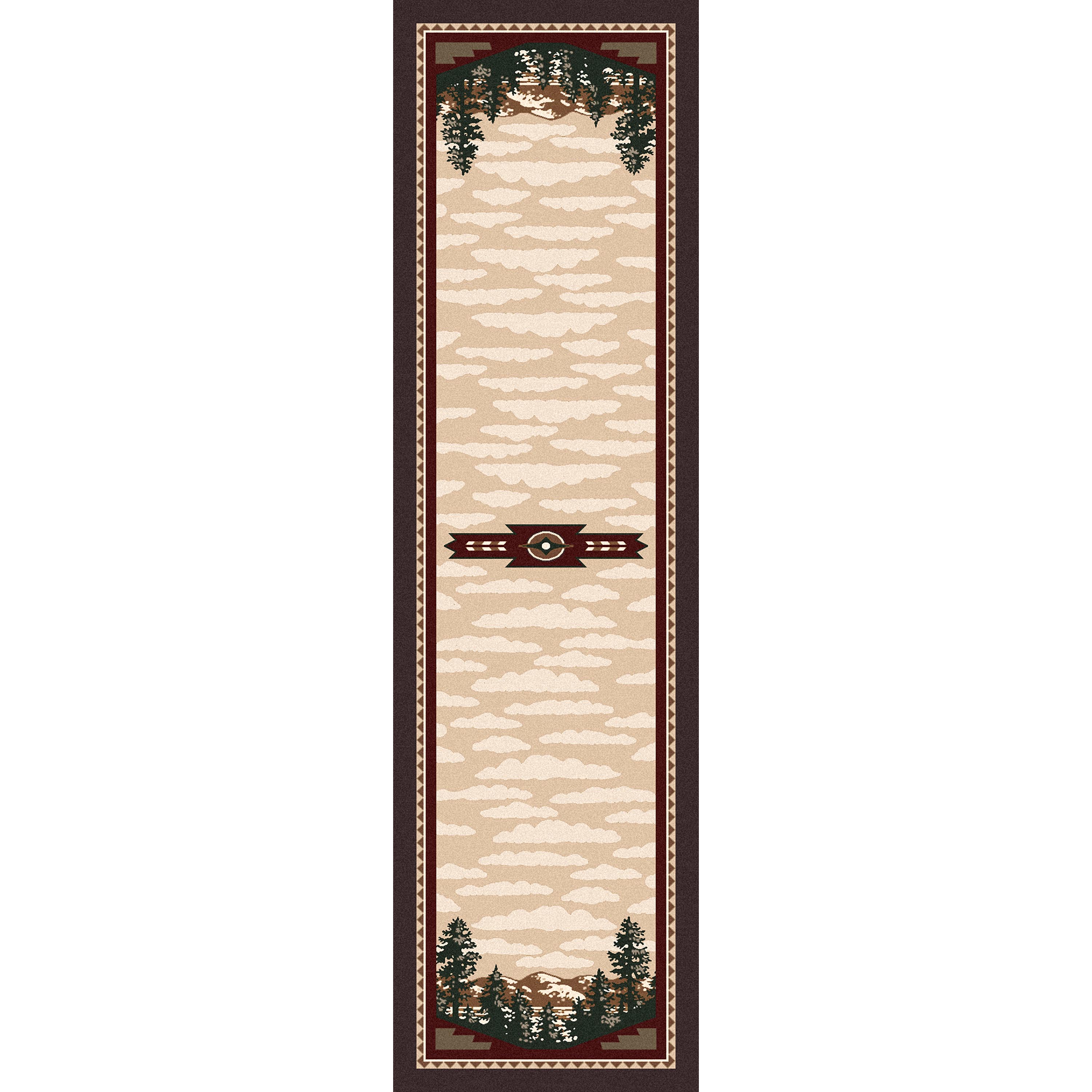 Autumn Point - Wine American Dakota Rugs