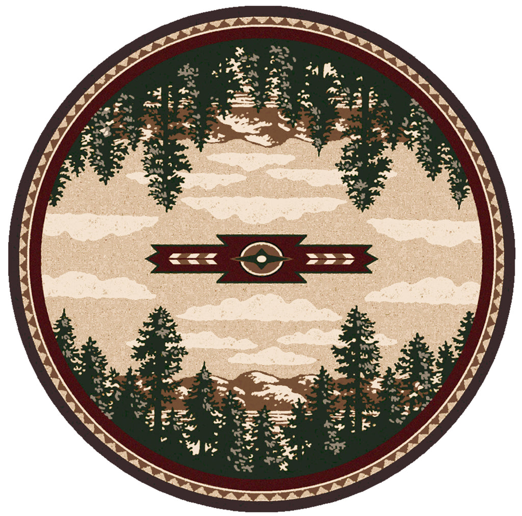 Autumn Point - Wine American Dakota Rugs