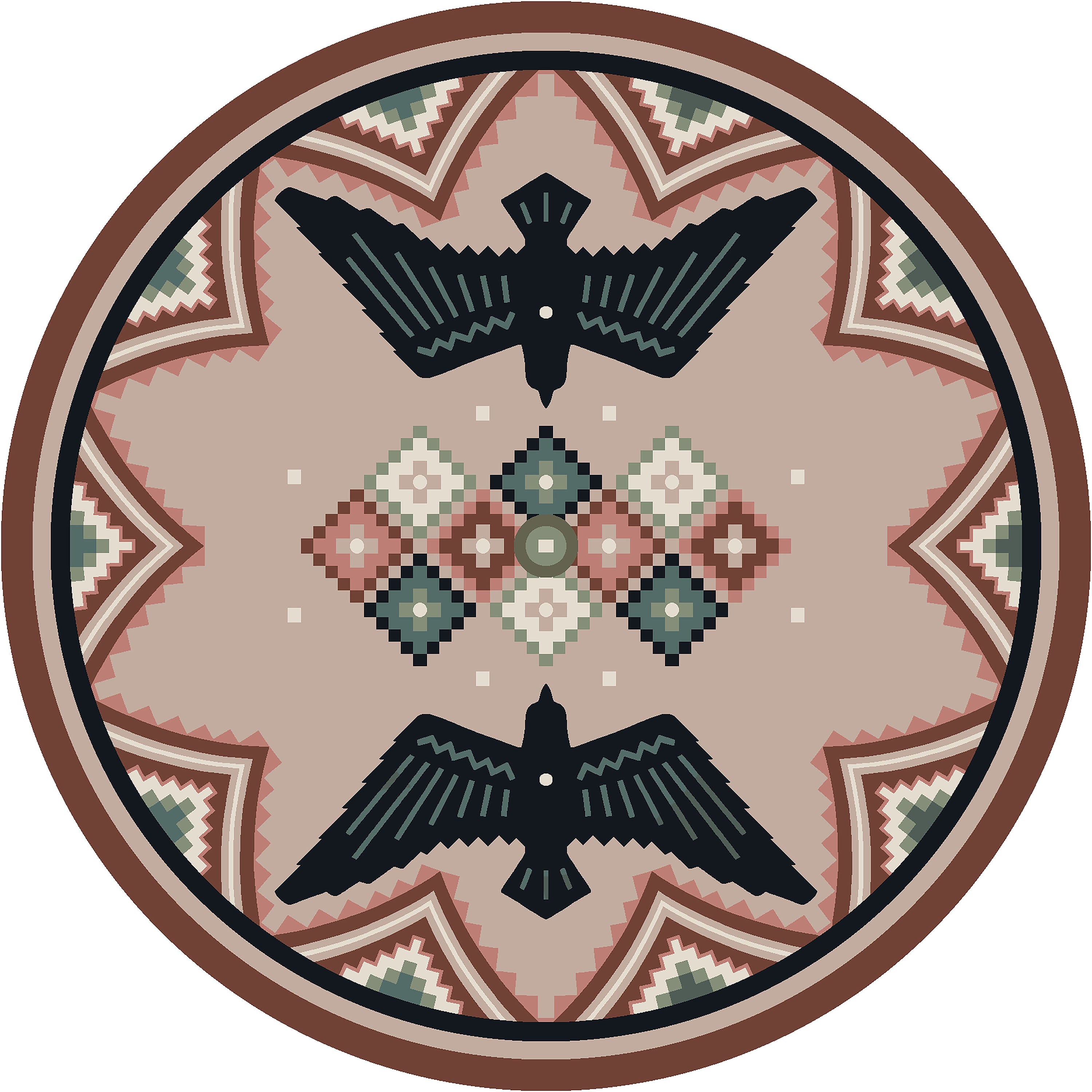 Sunset Dance - Multi American Dakota Rugs