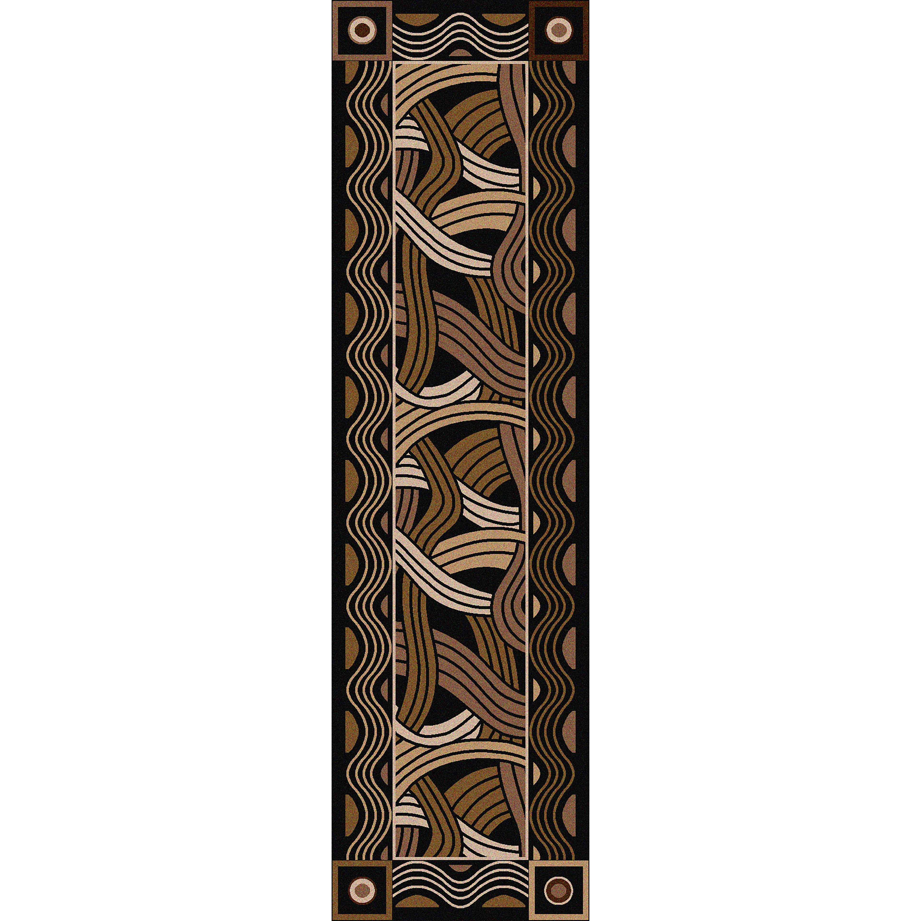Hand Coiled - Black American Dakota Rugs