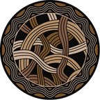 Hand Coiled - Black American Dakota Rugs