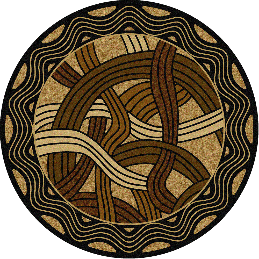 Hand Coiled - Natural American Dakota Rugs