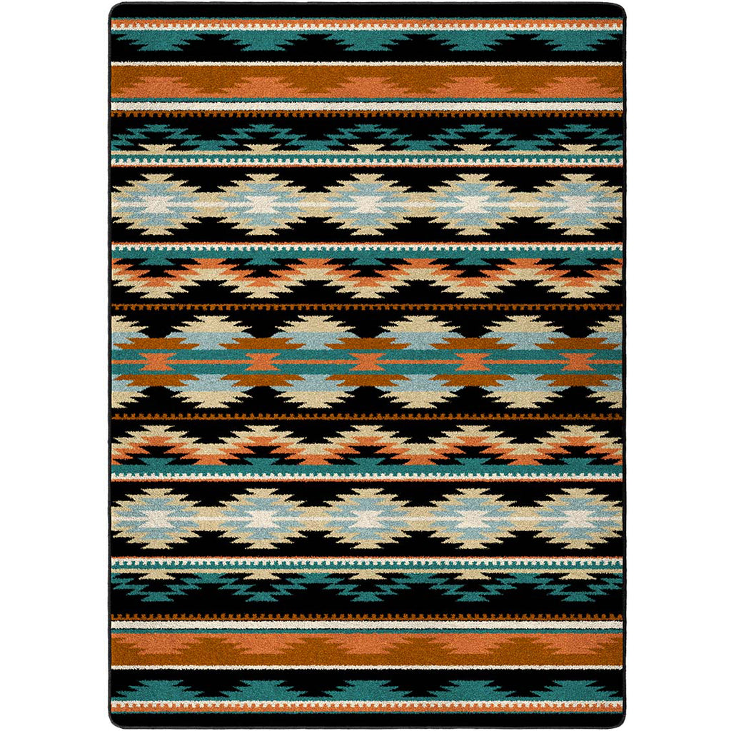 Medicine - Dark American Dakota Rugs