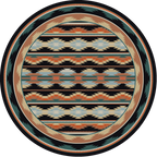 Medicine - Dark American Dakota Rugs
