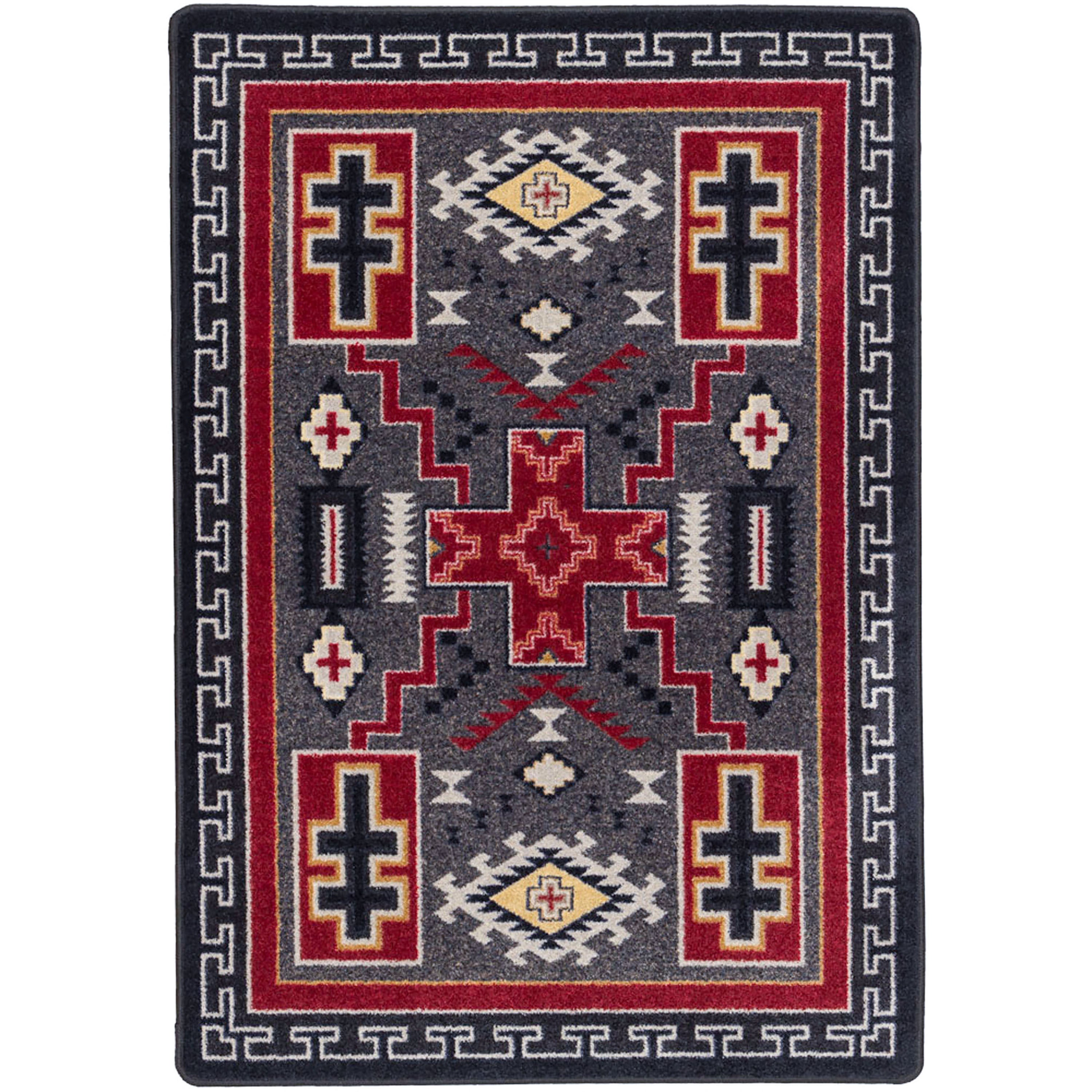 Double Cross - Gray American Dakota Rugs