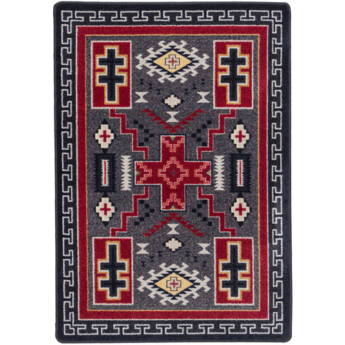 Double Cross - Gray American Dakota Rugs