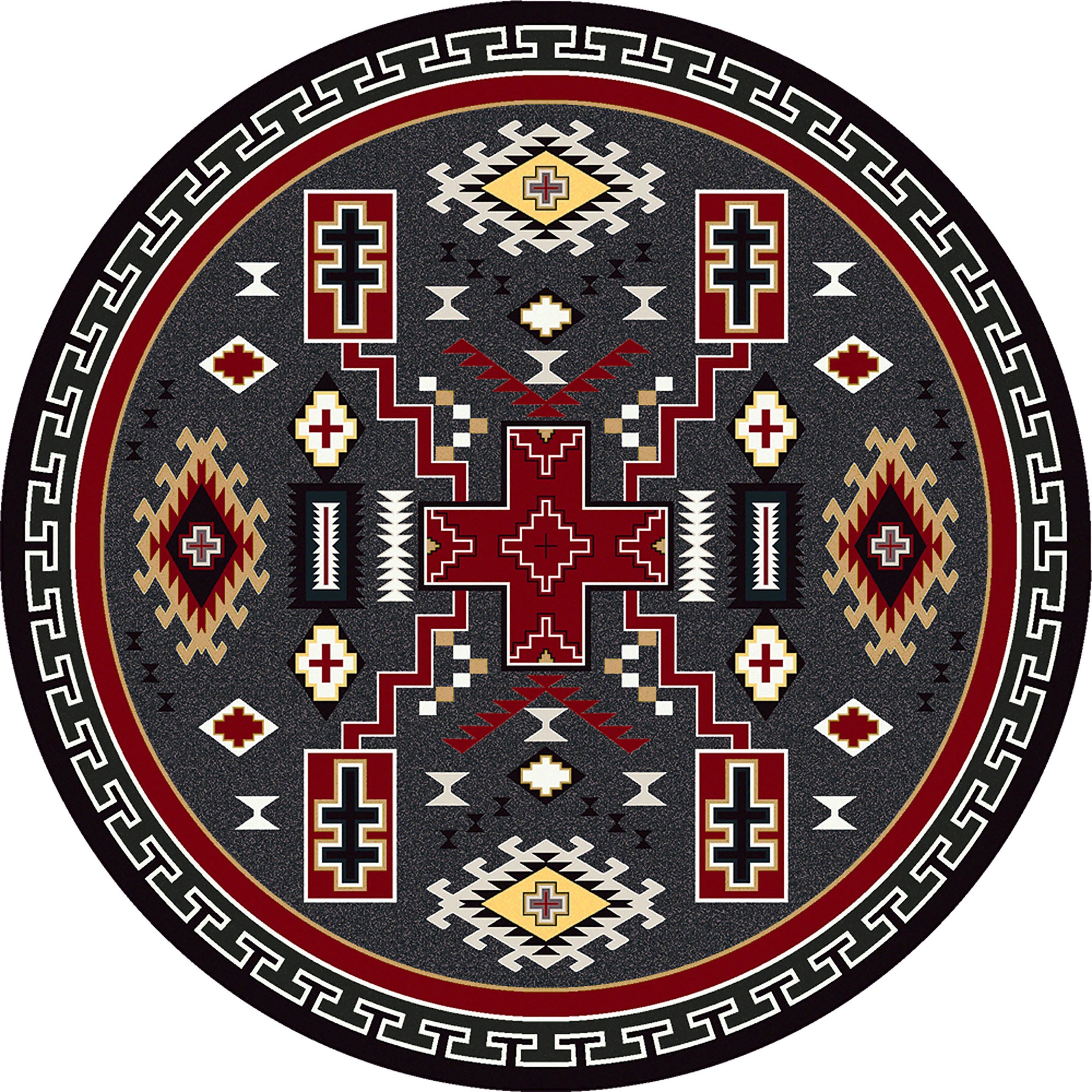 Double Cross - Gray American Dakota Rugs