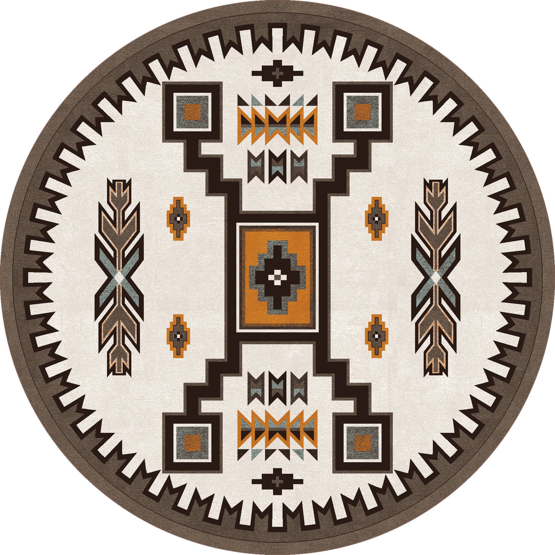Old Crow - Worn Saddle American Dakota Rugs