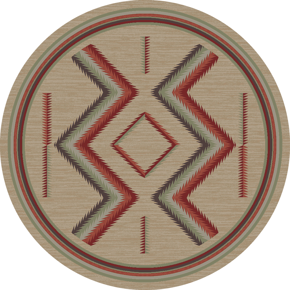 Hour Glass - Fall American Dakota Rugs