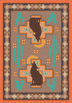 Howl at the Moon - Desert Rose American Dakota Rugs