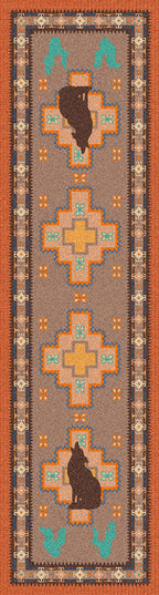 Howl at the Moon - Desert Rose American Dakota Rugs