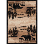 Mountain Shadow Bear American Dakota Rugs
