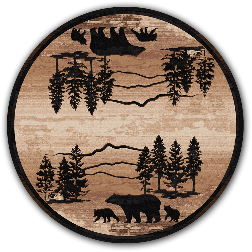 Mountain Shadow Bear American Dakota Rugs