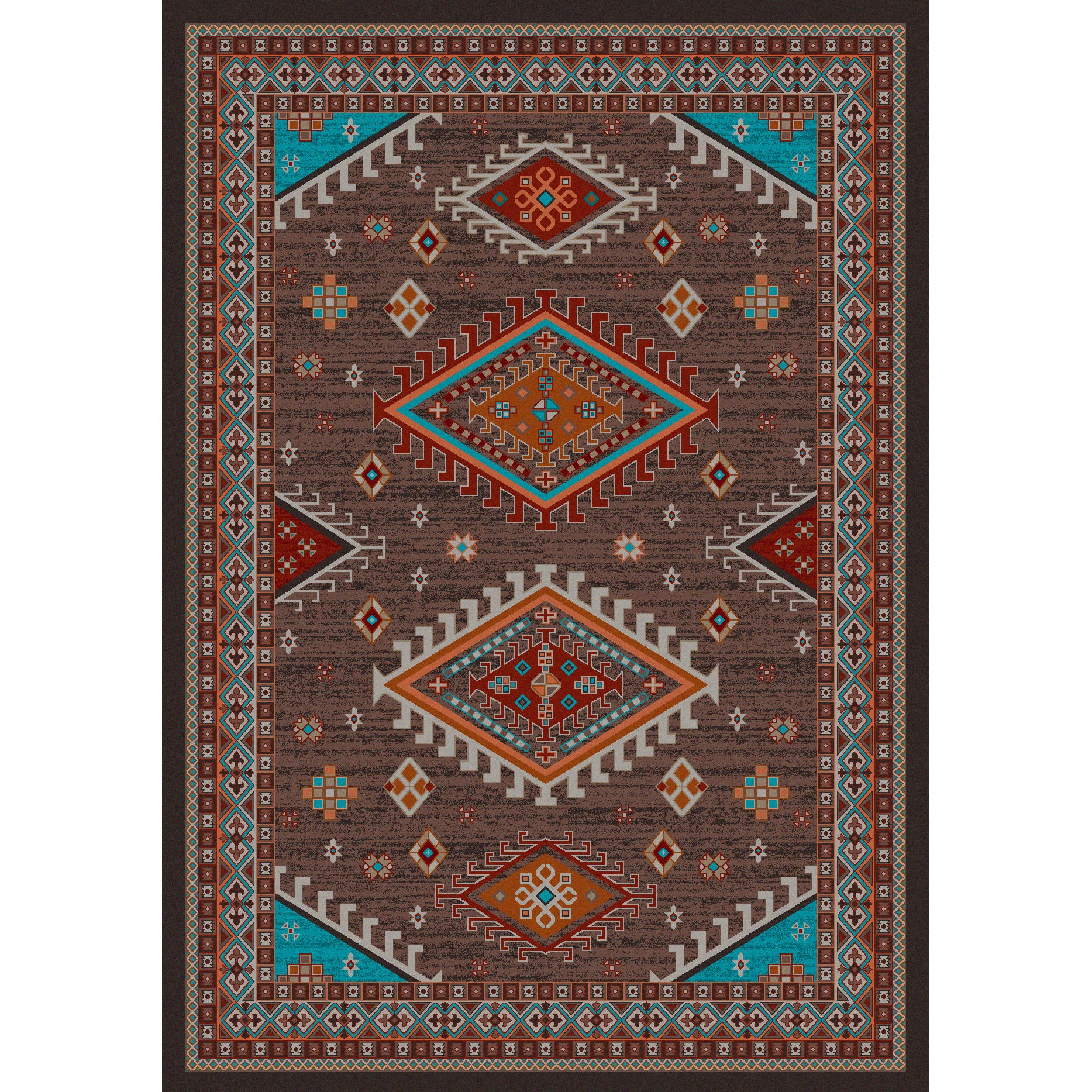 Persian Southwest - Brown American Dakota Rugs