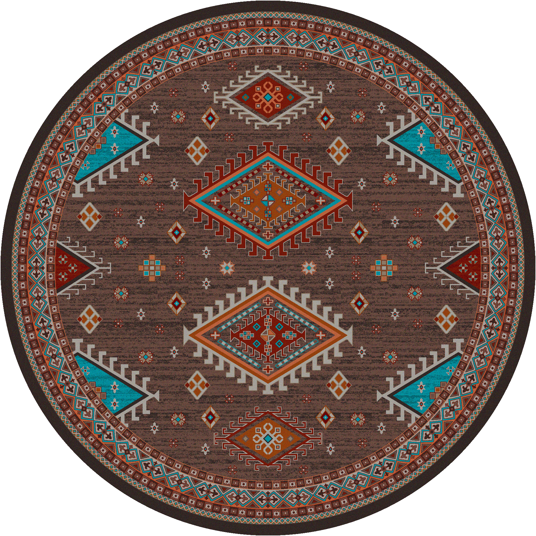 Persian Southwest - Brown American Dakota Rugs