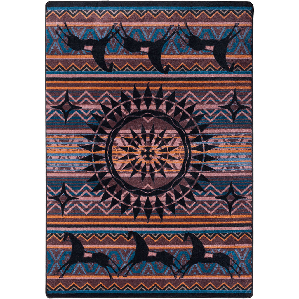 Ghost Rider - Plum American Dakota Rugs