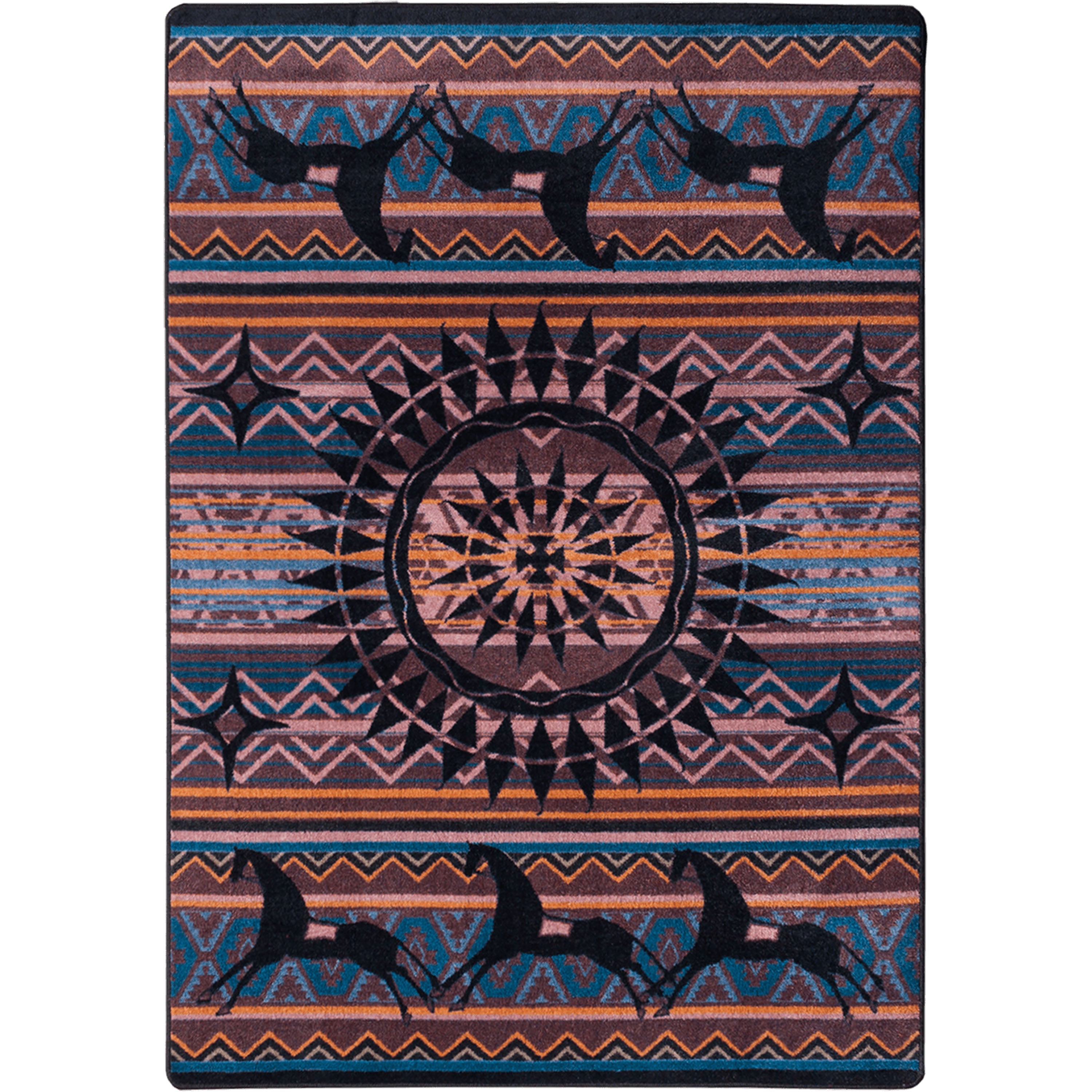 Ghost Rider - Plum American Dakota Rugs
