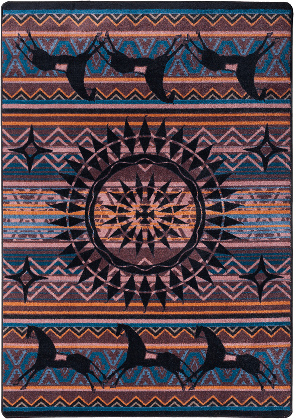 Ghost Rider - Plum American Dakota Rugs