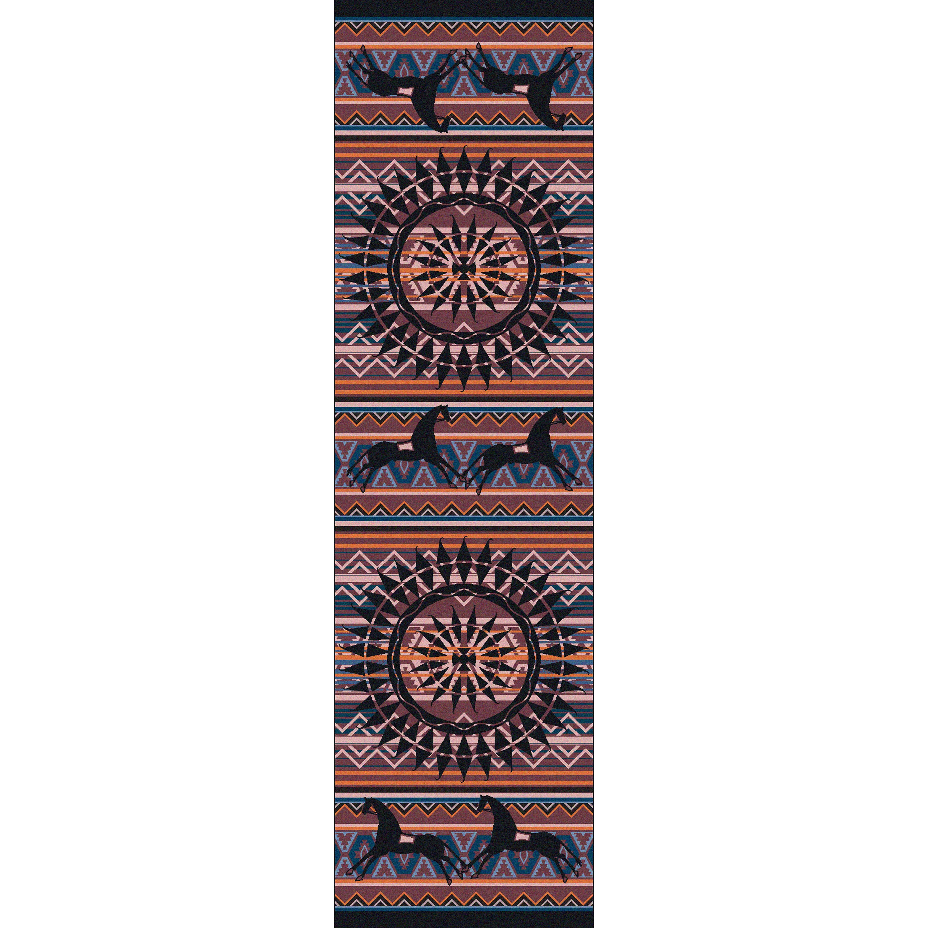 Ghost Rider - Plum American Dakota Rugs