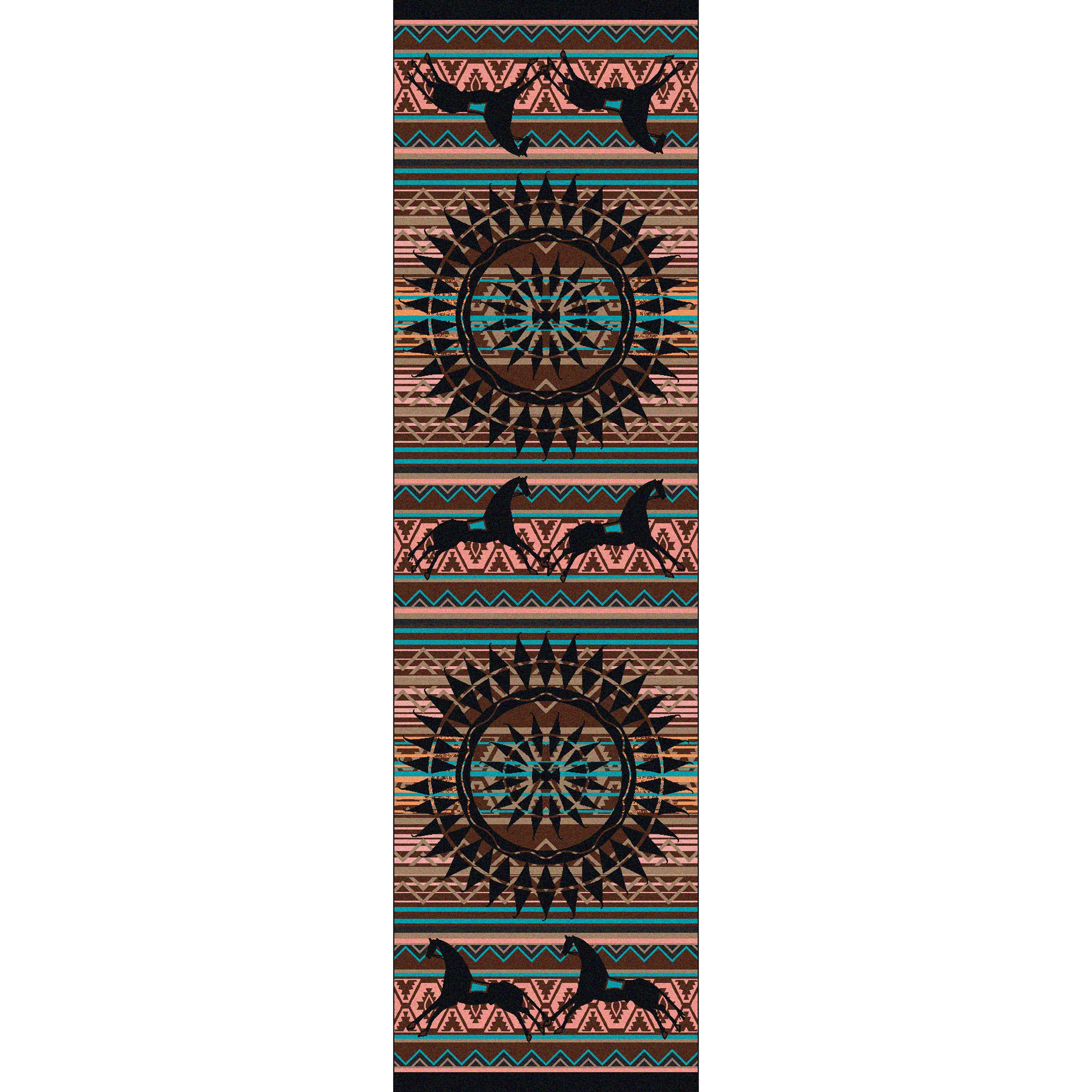 Ghost Rider - Turquoise American Dakota Rugs