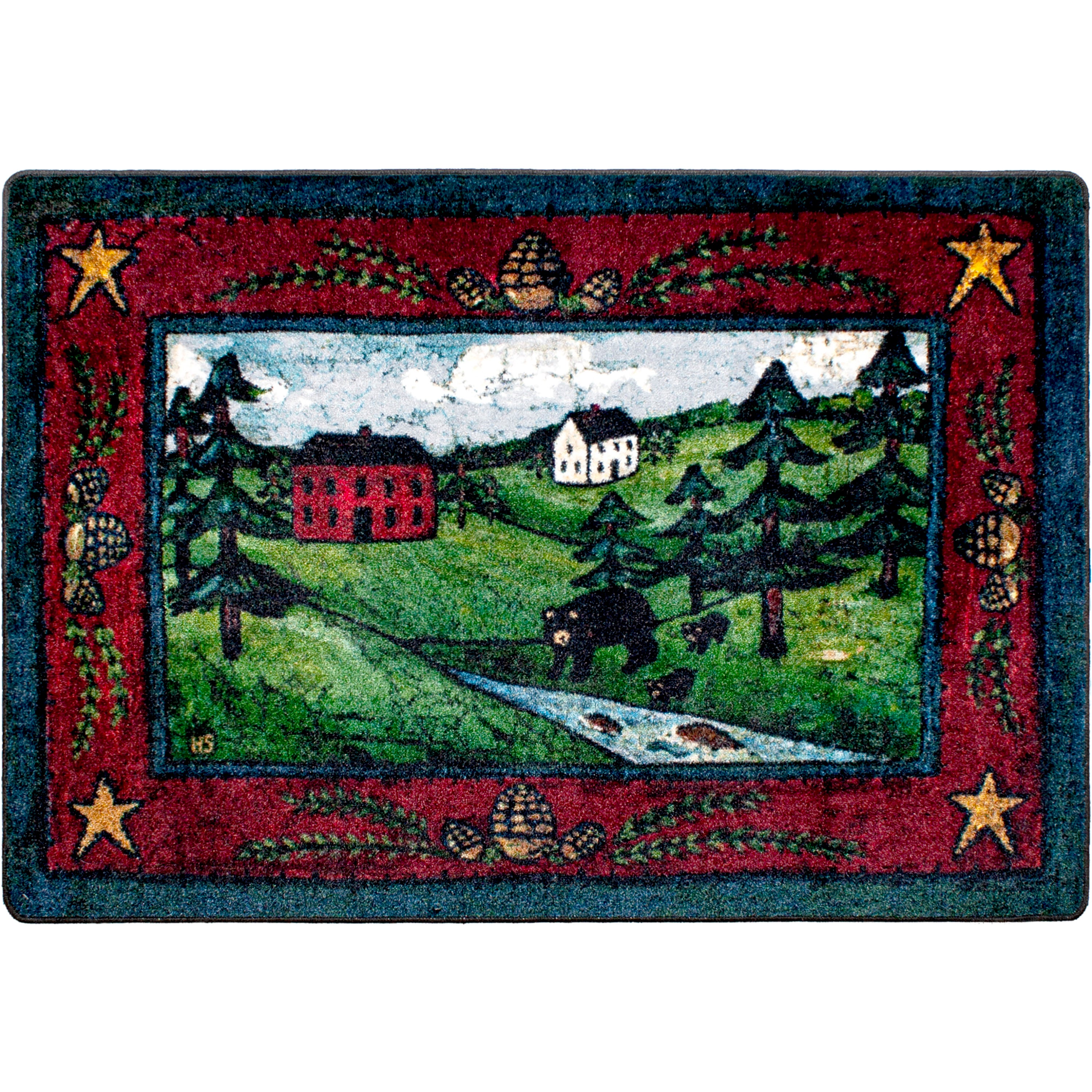 Black Bear Creek - Crackle American Dakota Rugs