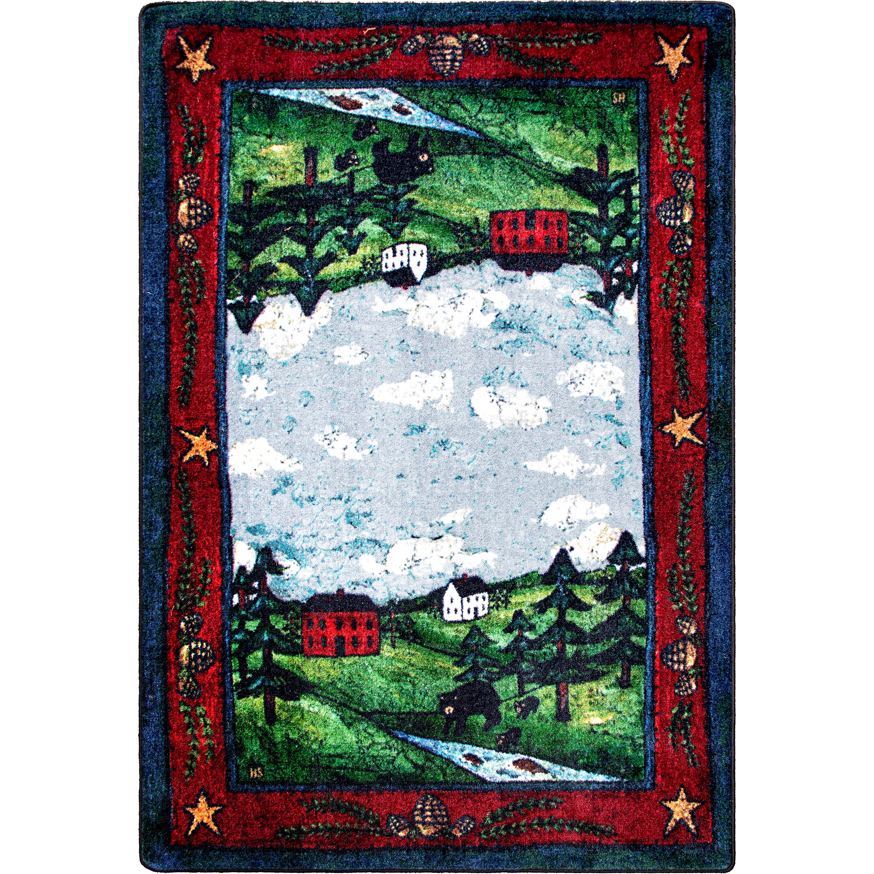 Black Bear Creek - Crackle American Dakota Rugs