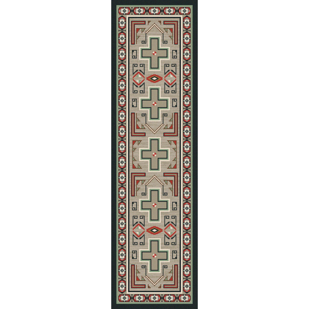 Saw Tooth - Raincloud American Dakota Rugs