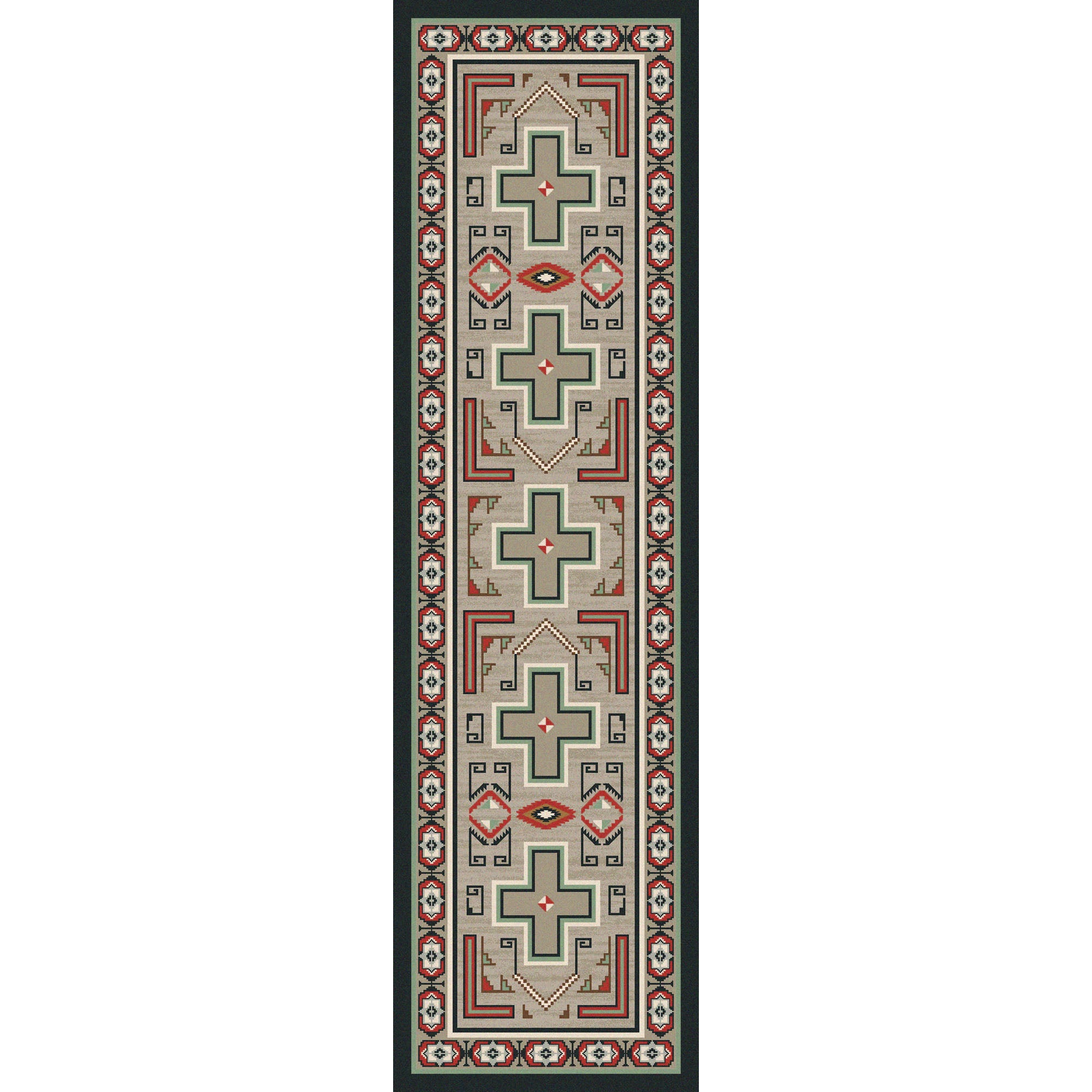 Saw Tooth - Raincloud American Dakota Rugs