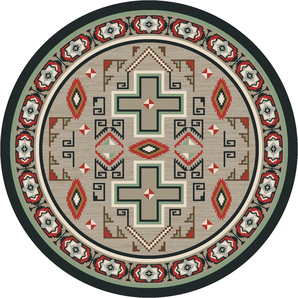 Saw Tooth - Raincloud American Dakota Rugs