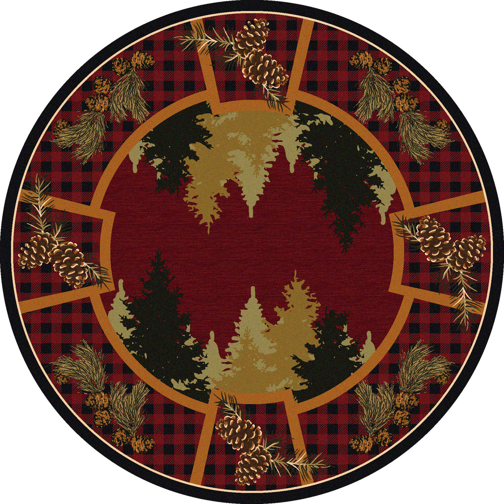 Plaid Woodsman American Dakota Rugs
