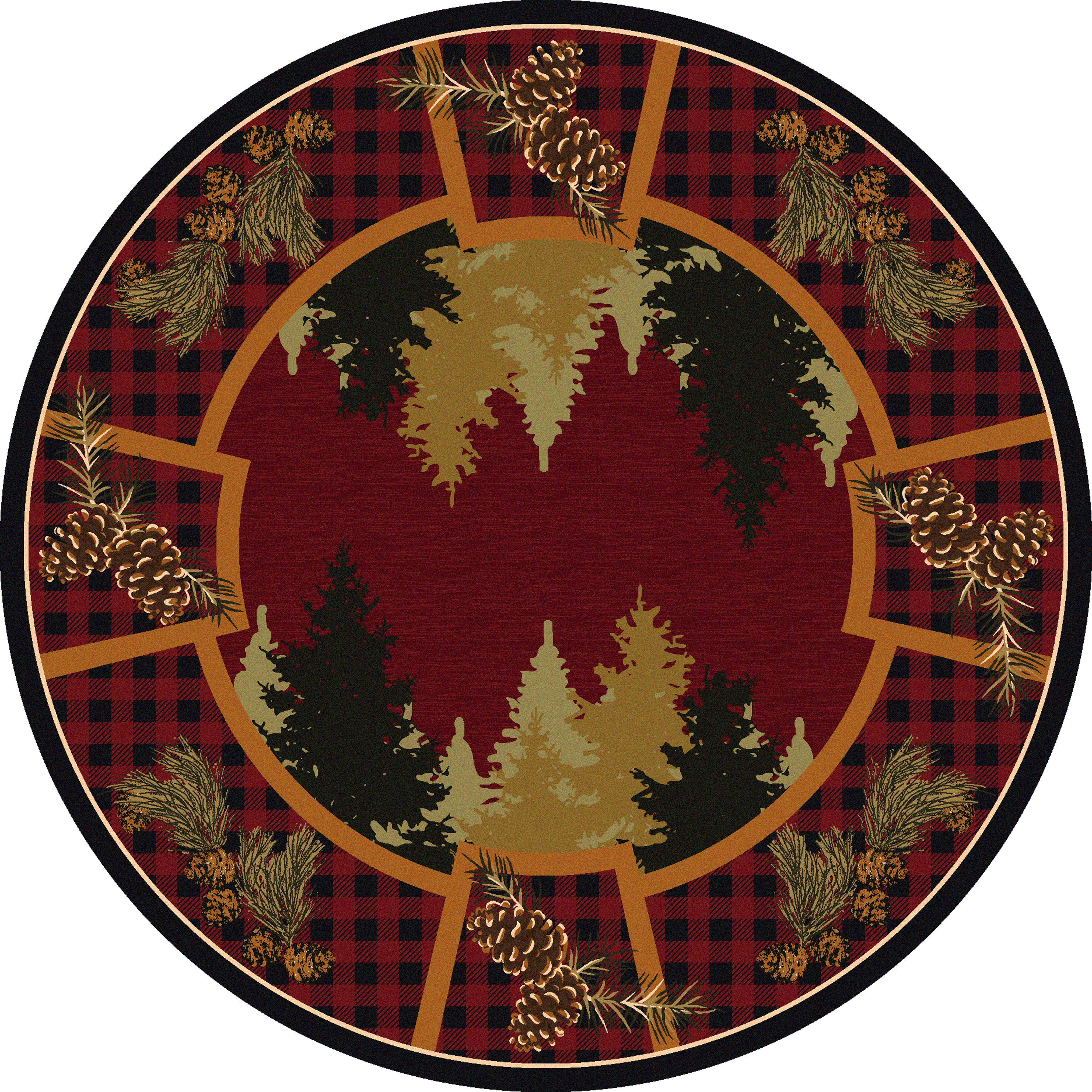 Plaid Woodsman American Dakota Rugs