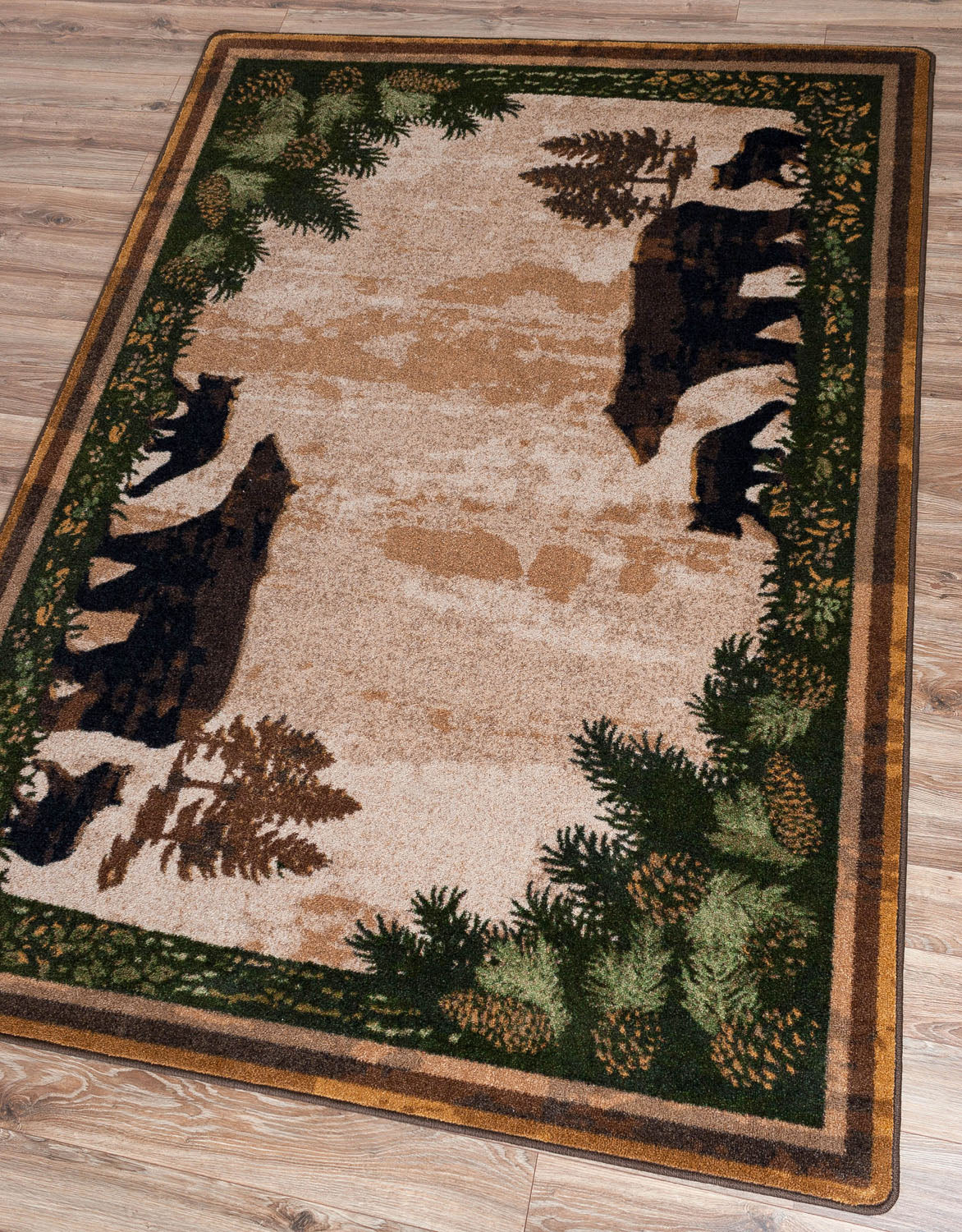 Timber Bears Treeline American Dakota Rugs