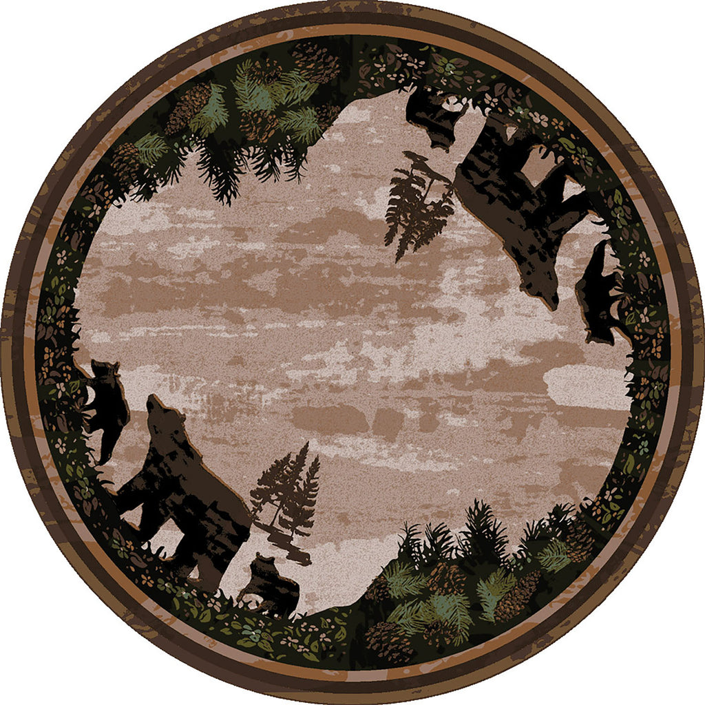 Timber Bears Treeline American Dakota Rugs